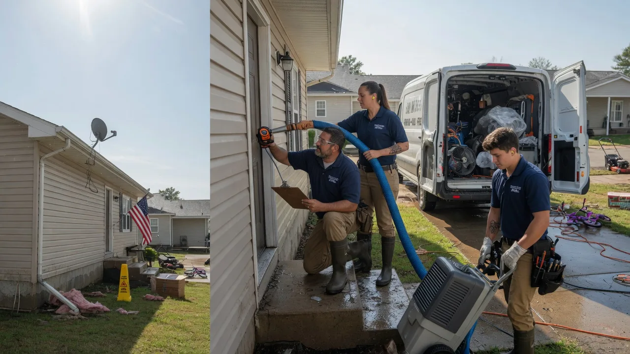 Ceiling Water Damage Restoration in Felicity, OH near me